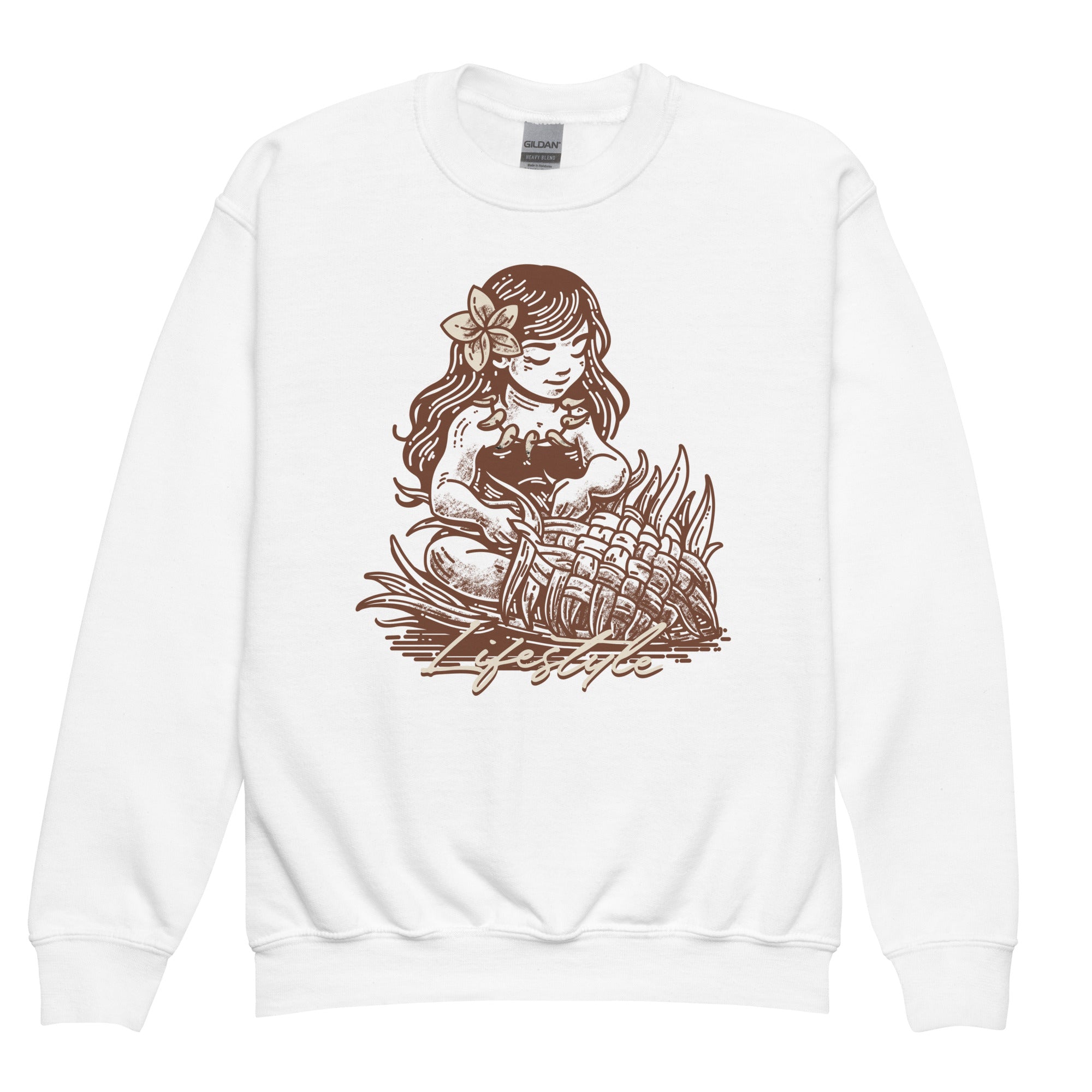 ISLAND LIFESTYLE Youth crewneck sweatshirt