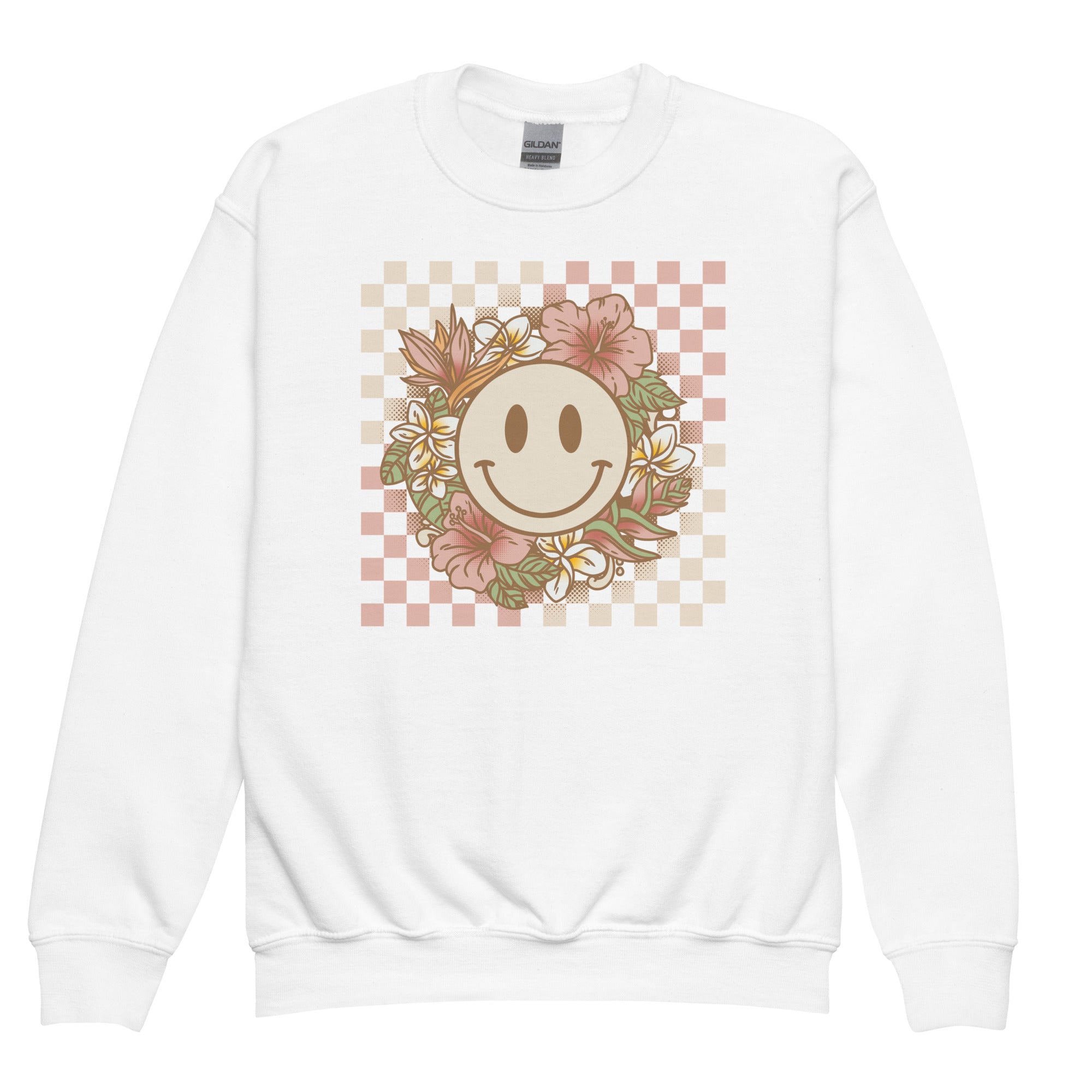FLOWER SMILE Youth crewneck sweatshirt