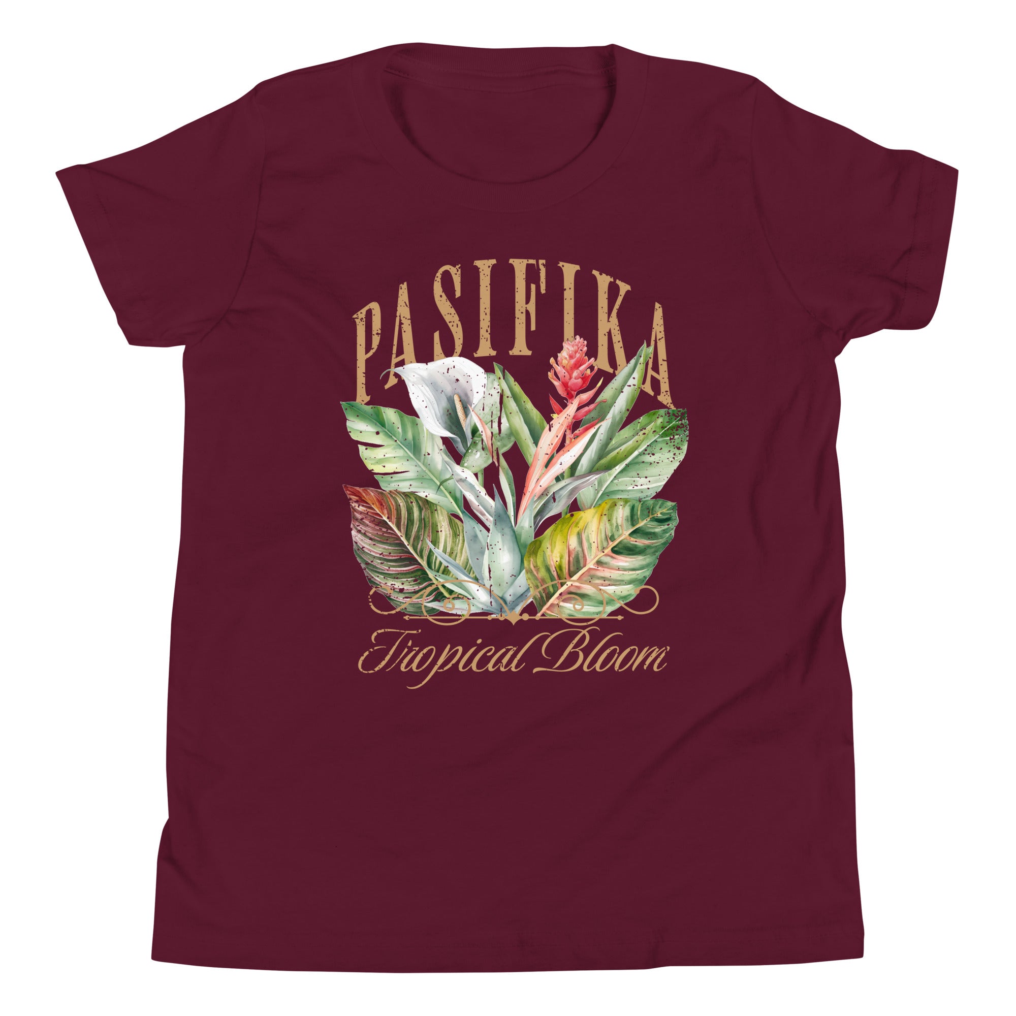 TROPICAL BLOOM Youth Short Sleeve T-Shirt