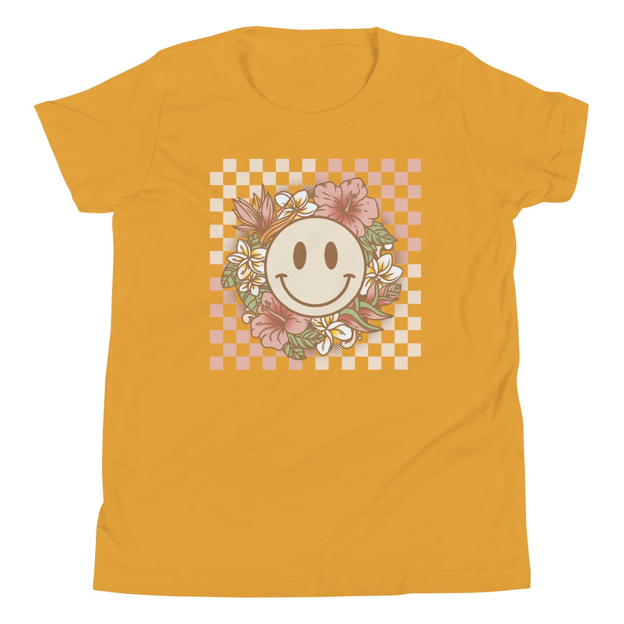 FLOWER SMILE Youth Short Sleeve T-Shirt