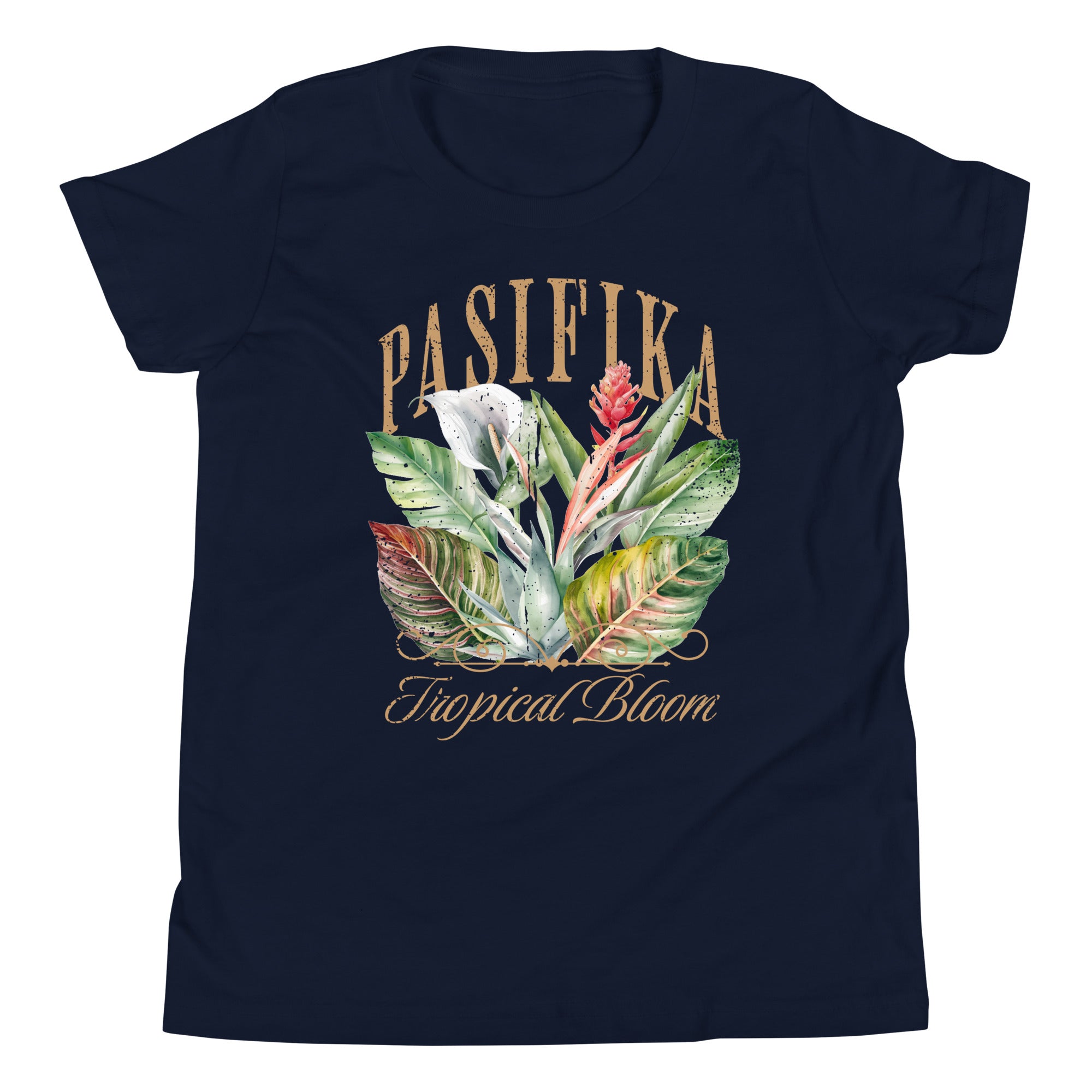 TROPICAL BLOOM Youth Short Sleeve T-Shirt