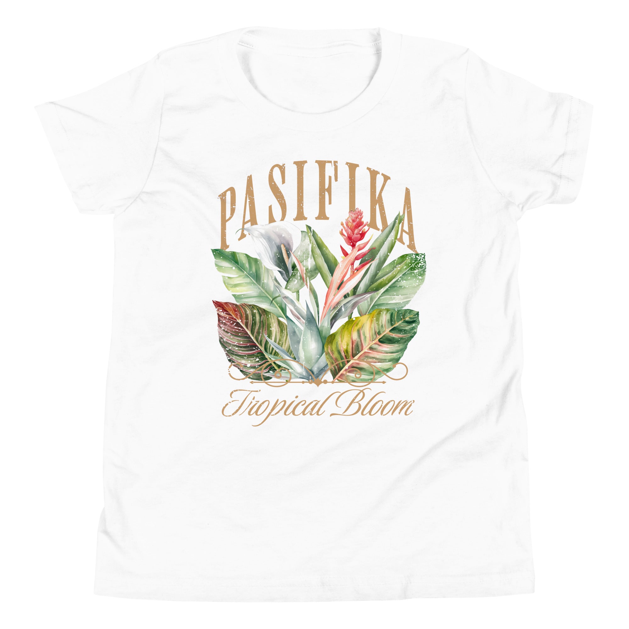 TROPICAL BLOOM Youth Short Sleeve T-Shirt